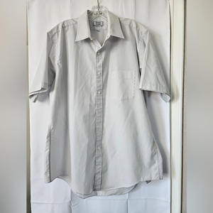 Arrow Trump mens shorts sleeve dress shirt size XL  neck‎ 16.5